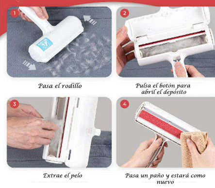Cepillo Mágico Quita-Pelos | Atrapa y Elimina el Pelo de Gato al Instante