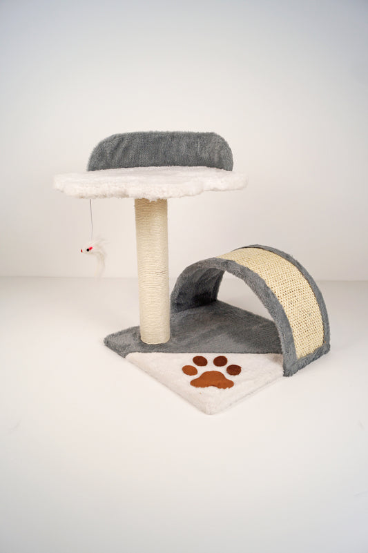 Árbol Rascador Compacto para Gatos | Juego, Descanso y Uñas Sanas