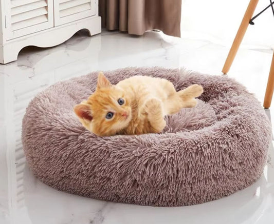 Cama Redonda Ultra Suave para Gatos | Confort Extremo y Calor Acolchado