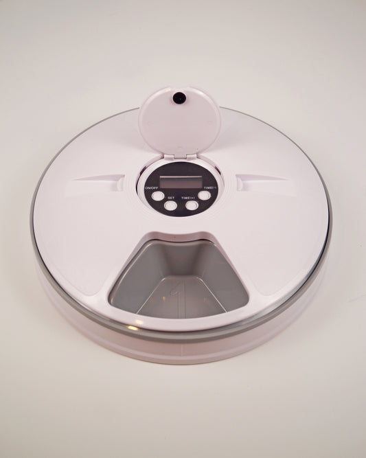 Dispensador Automático de Comida para Gatos 6 Raciones