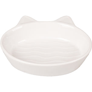 Comedero Ceramica Negro Orejitas