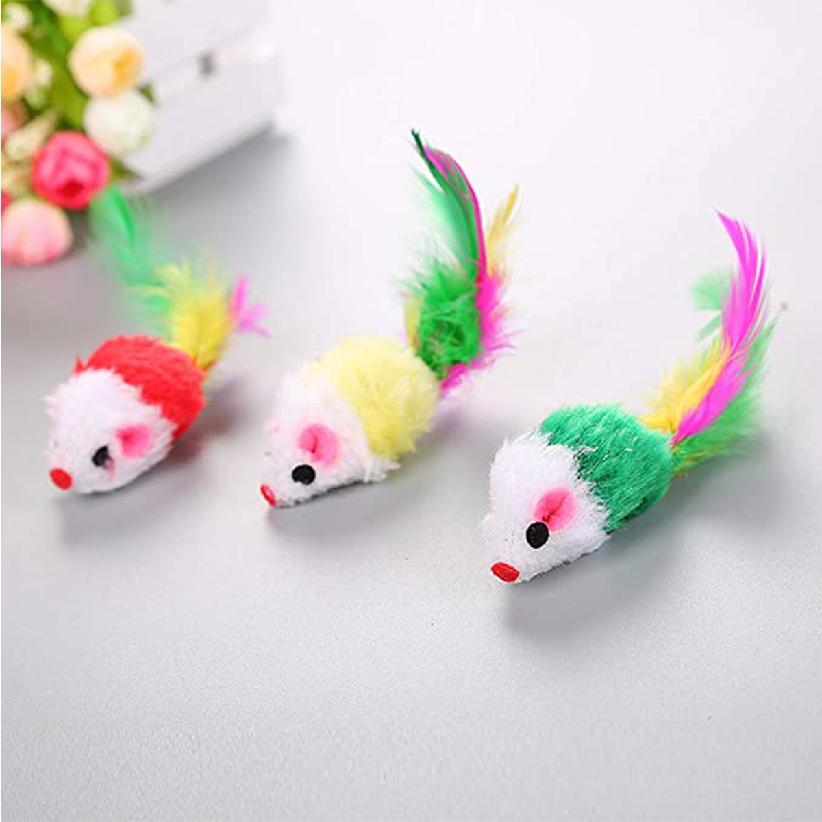 Ratones Juguete Gato (Paquetes de 10)