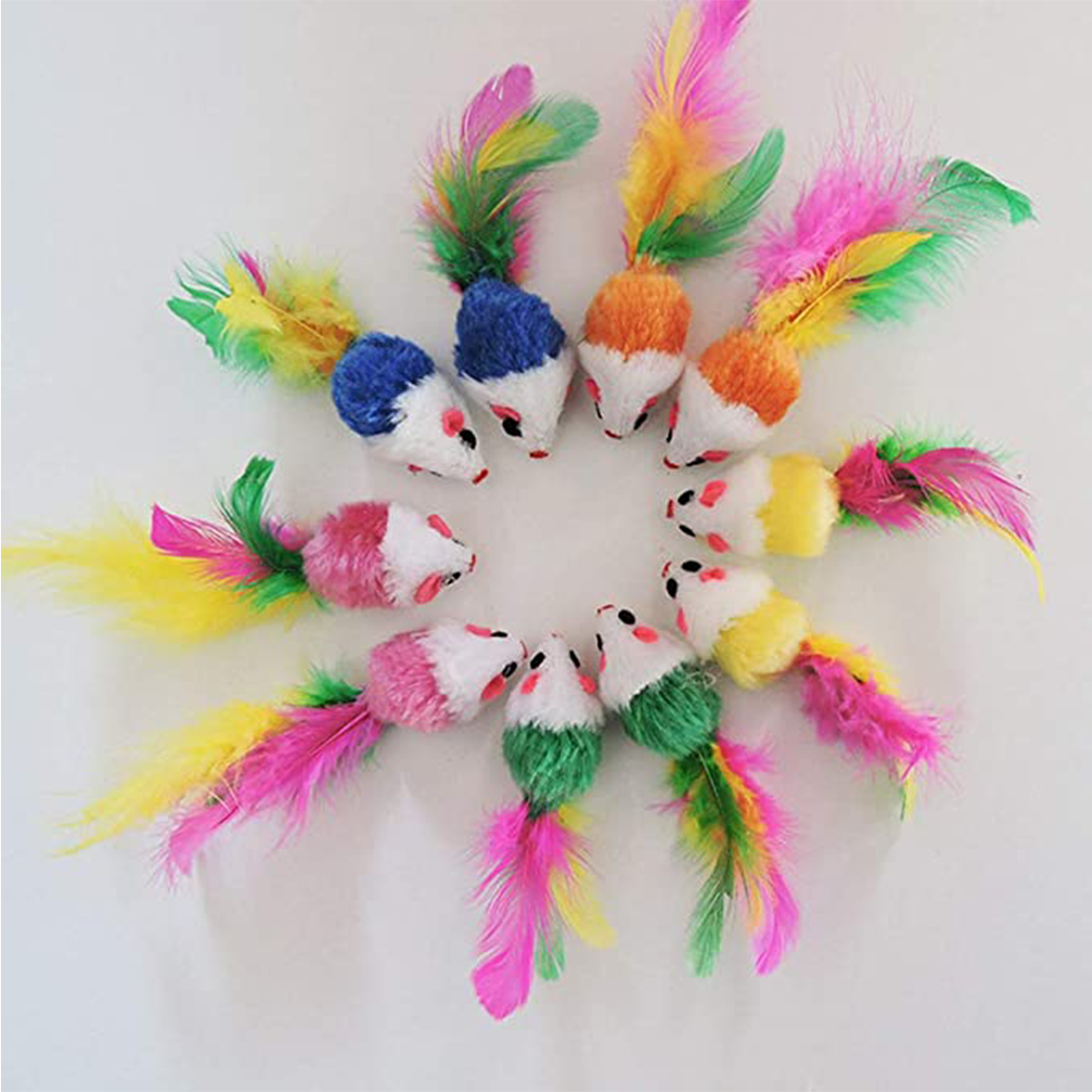 Ratones Juguete Gato (Paquetes de 10)