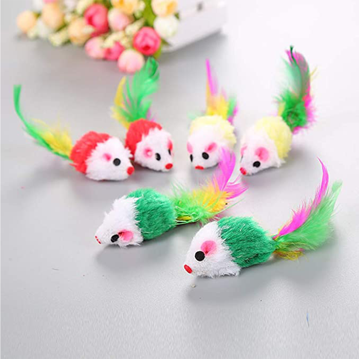 Ratones Juguete Gato (Paquetes de 10)