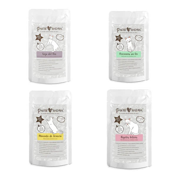 Pack 4 sabores Menú (Pollo, Conejo, Vacuno, Pato)