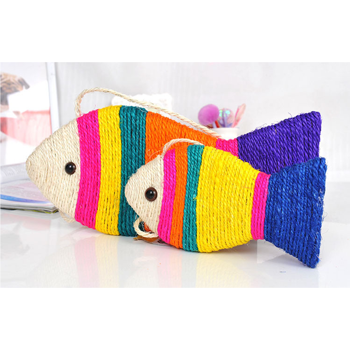 Rascador Pez Sisal 24,5cm