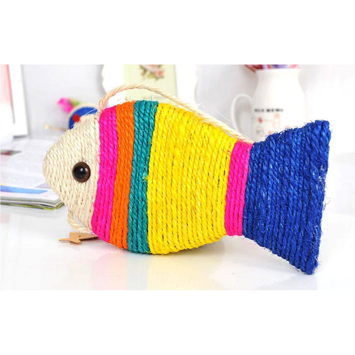 Rascador Pez Sisal 24,5cm
