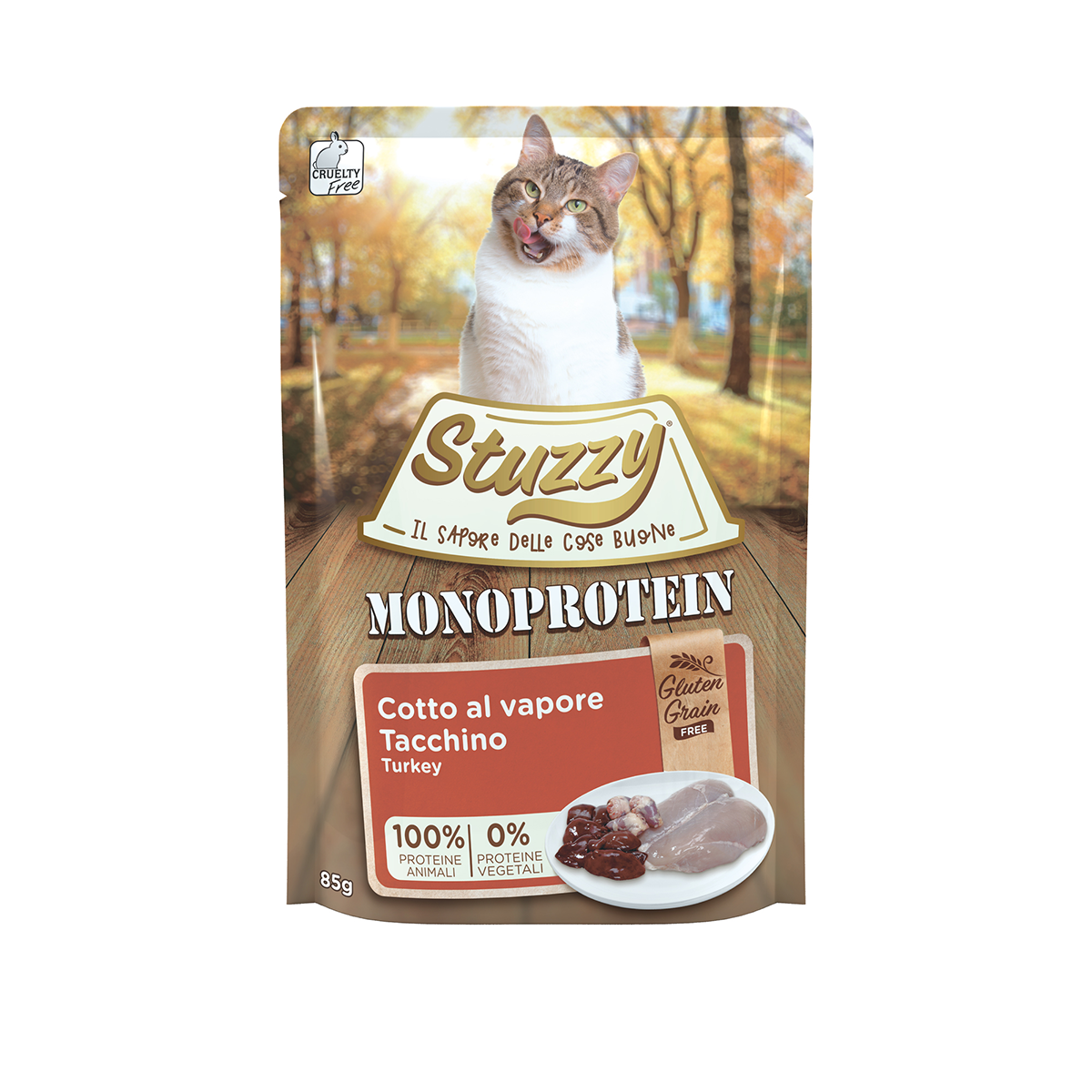 Stuzzy Monoproteico Sin Cereales - Pavo 85g